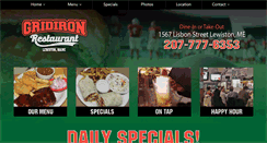 Desktop Screenshot of gridironrestaurant.com